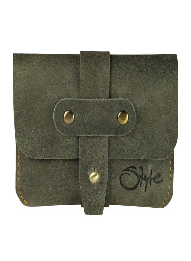 STYLE SHOES Green Genuine Leather Card Holder||Credit Card Holder ||Debit Card holder||ATM Card Holder - Image 1